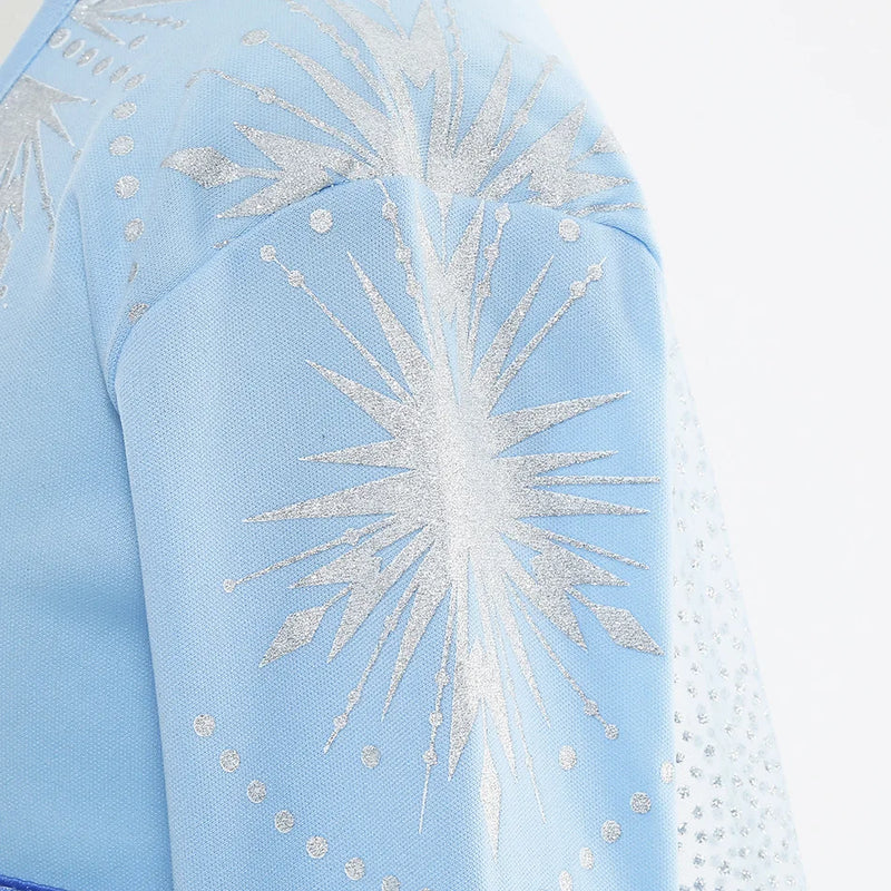 Elsa Costume for Girl Birthday Party Blue