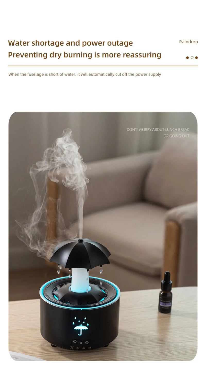 Colourful Raindrop Air Humidifier