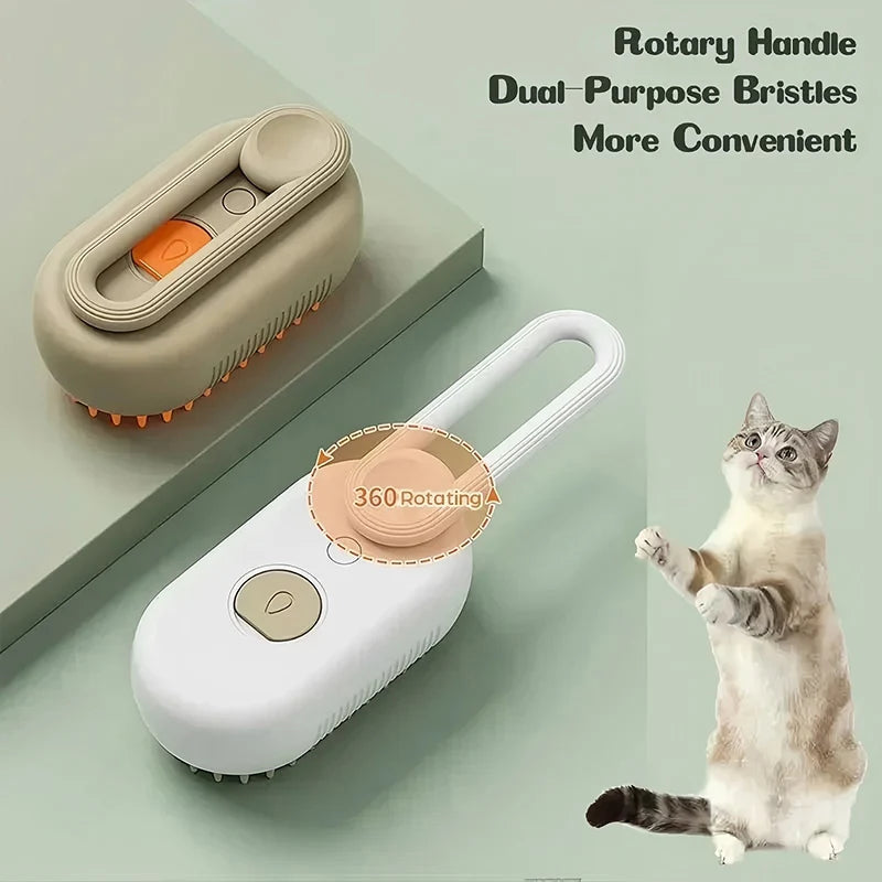 3 in 1 Cat and Dog Steamy Brush
