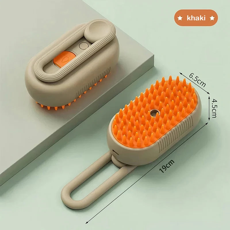 3 in 1 Cat and Dog Steamy Brush